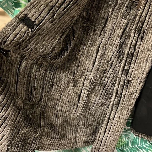 Donna Salyers' Fabulous-Furs Faux Suede & Faux Fur Trimmed Hooded - Picture 9 of 12